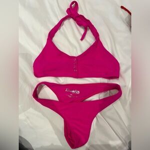 Bright Pink Frankie’s Bikinis